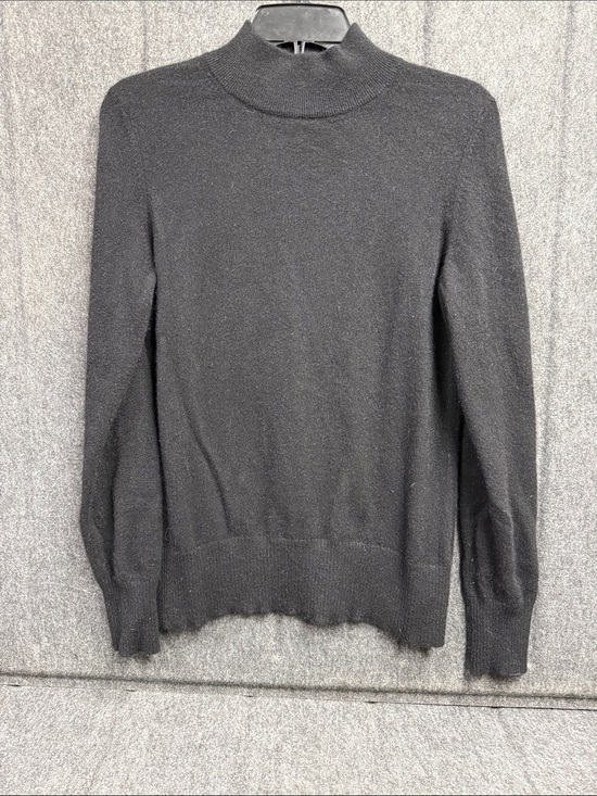 Preston & York Sweaters - Preston & York Black Mock Neck Sweater 100% Cashmere